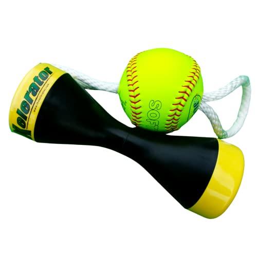 【並行輸入品】The Xelerator Pro Fastpitch ソフトボールピッチングトレーナーとウォームアップツール 12インチプレミアの画像