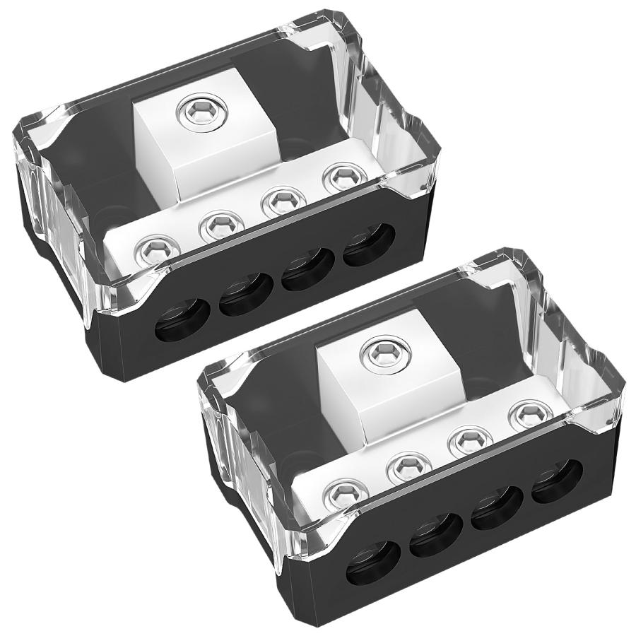 並行輸入品】Joinfworld 4ウェイ配電ブロック カーオーディオ 0/2/4