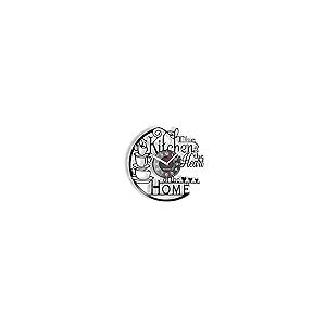 【並行輸入品】Silent Quartz Wall Clock Kitchen Heart Home Vinyl Clock Recorder_2