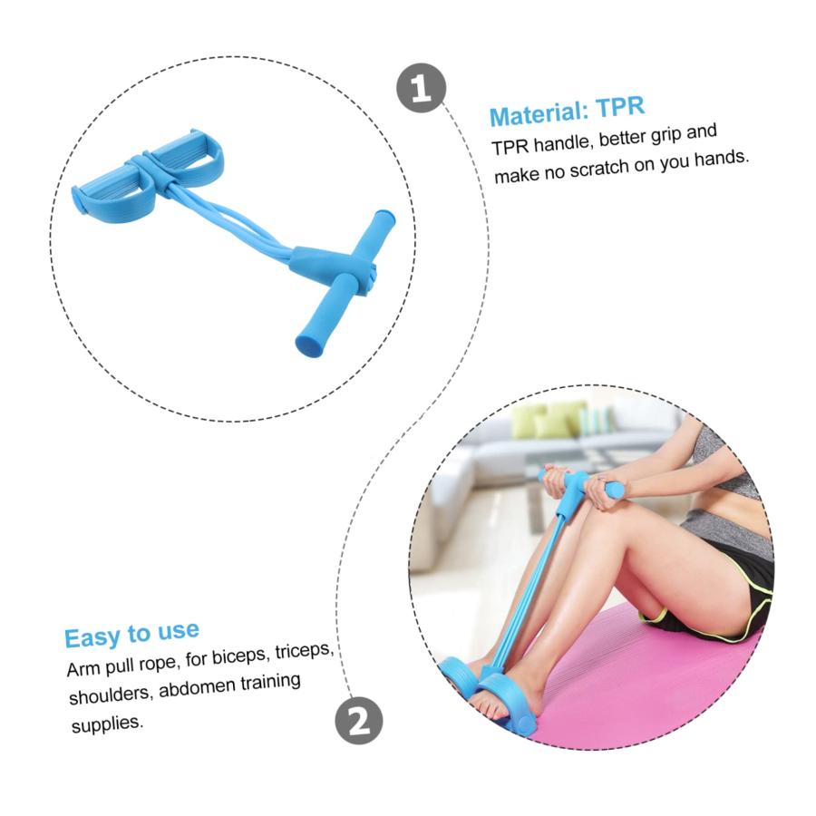 【並行輸入品】Pedal tensioner Exercise Puller Pedal Leg Puller situp Foot Multの画像