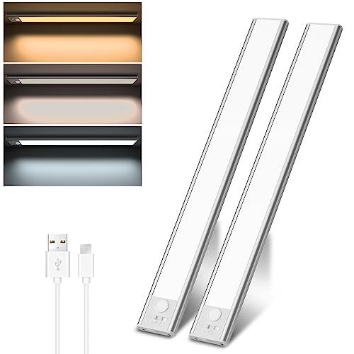 【並行輸入品】miadore Motion Sensor Cabinet Light, 2 Pack Wireless USB Recharg_1