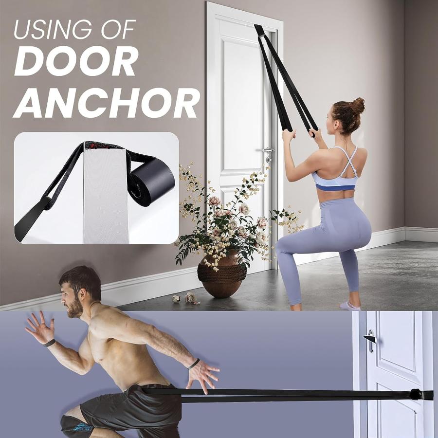 【並行輸入品】YOUNGFIT レジスタンスバンド ワークアウトバンド 脚ワークアウト用の画像