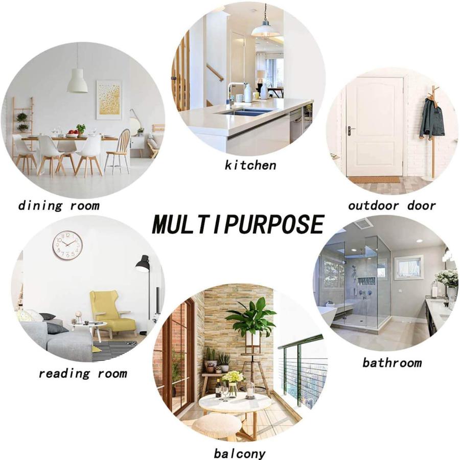 【並行輸入品】Bath Mat Black \u0026 White Dog Paw Prints Home Decor Durable Welcomeの画像
