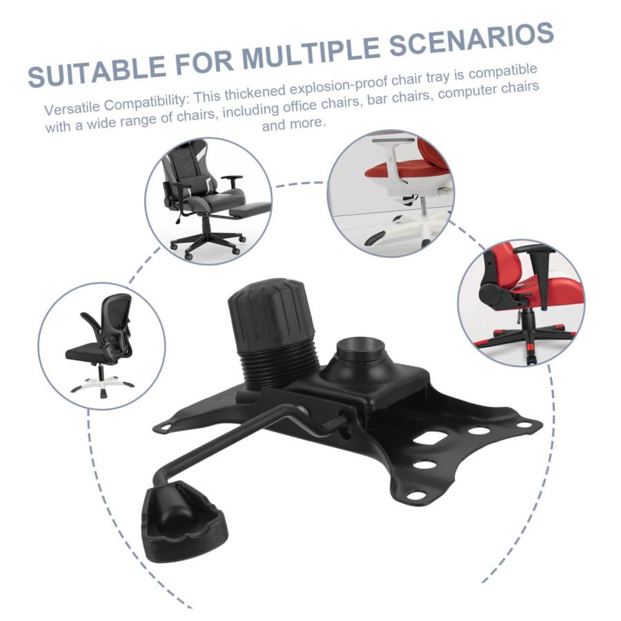 【並行輸入品】OSALADI Swivel Chair Accessories Swivel Chair Base Office Chair_3