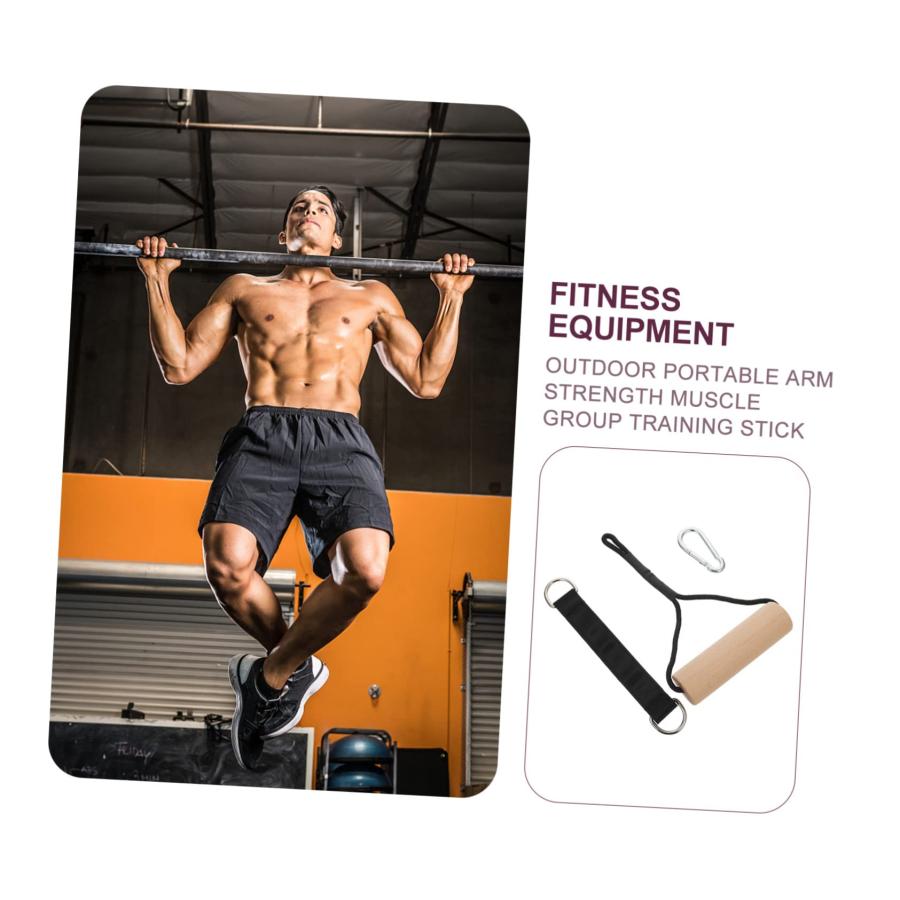 【並行輸入品】Kisangel 1 Set Horizontal Bar Training Bar Up Grips Exercise Banの画像