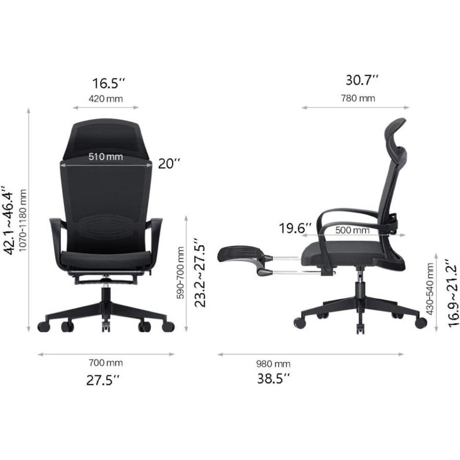 【並行輸入品】Office Computer Chair Desk Chair Work Chair Home Office Chair Coの画像