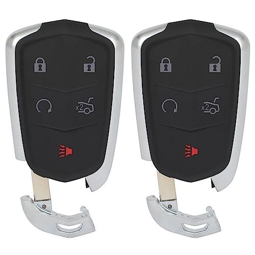 オンライン卸値 KEYALL 2 X Key Fob Shells Case for Cadillac Cts for Cadillac Ats 並行輸入品