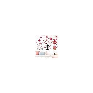Romantic Lovers Red Rose and Balloons Wall Stickers, sacinora Fl 並行輸入品｜import-tabaido｜06