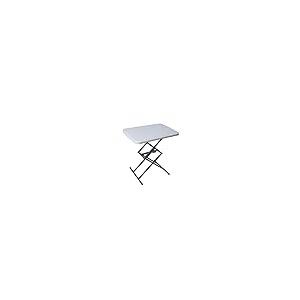 【並行輸入品】Small Folding Table，4 Adjustable Height Tv Dinner Tray Table，Tal