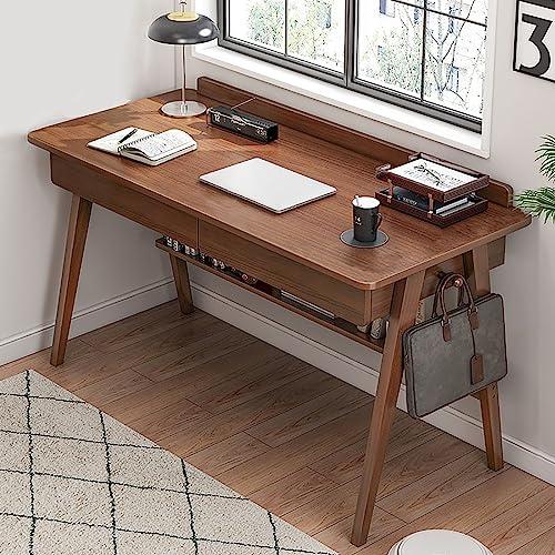 ブランド登録なし - 【並行輸入品】Computer Desk with 2 Drawer and Shelves, Home Office Desk with H