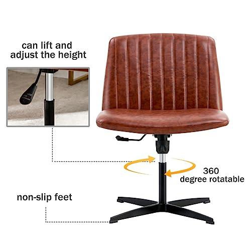 【並行輸入品】INCLAKE Home Computer Chair， PU Velvet Office Chair， Adjustable_7