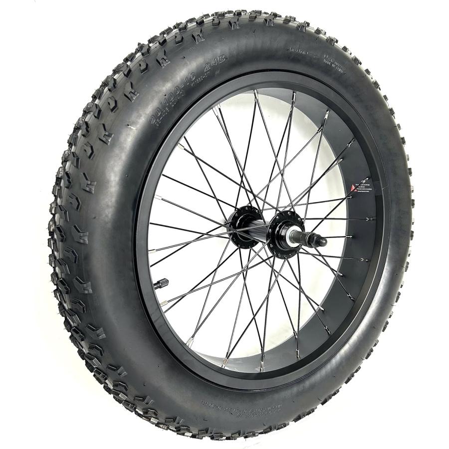 並行輸入品】20インチ x 4.0 ファットバイク リアホイールアセンブリ