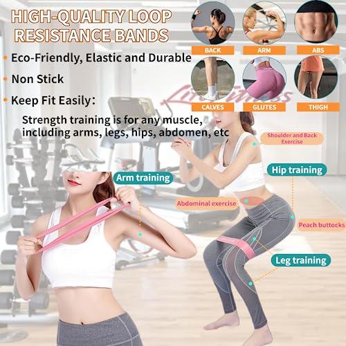 【並行輸入品】Resistance Bands Elastic Workout Bands for Fitness, Pilates Flexの画像