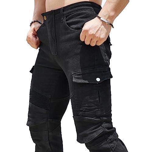 【並行輸入品】HDhuiun Motorcycle Riding Pants Stylish and Protective Jeans f_7