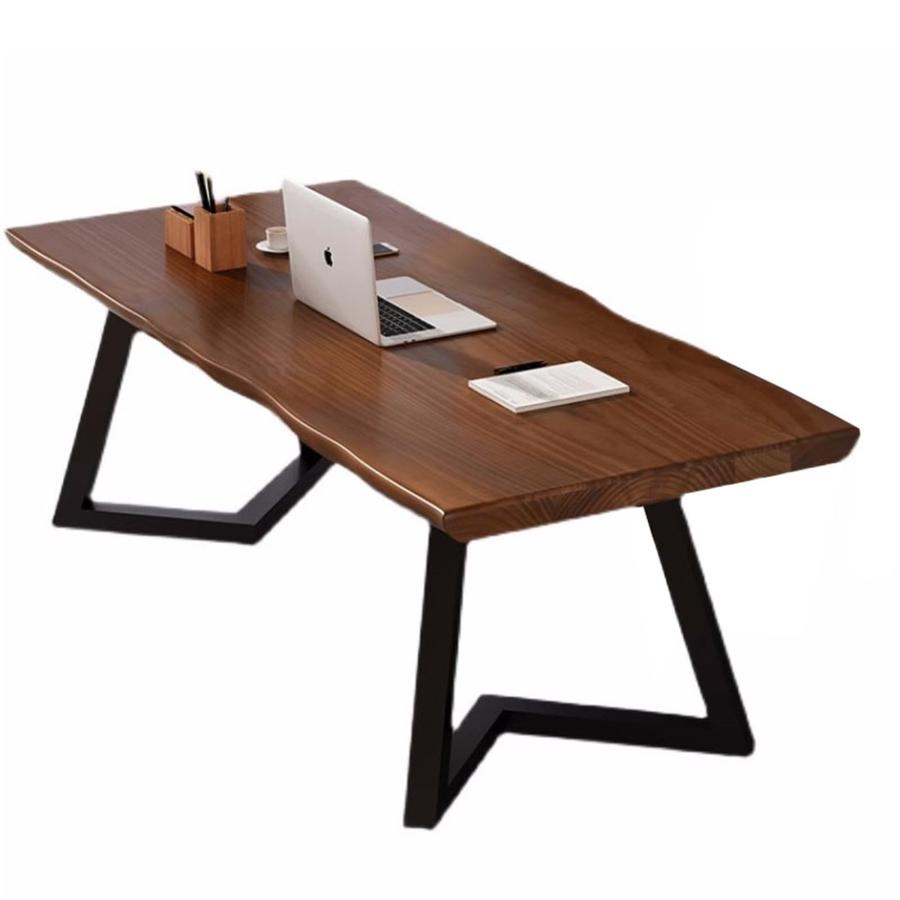 【デスク】JAPAN　FURNITURE　徳田家具　TOKUDA　木製デスク 並行輸入品】JHKZUDG Solid Pine Wood Home Office Computer Desk,with