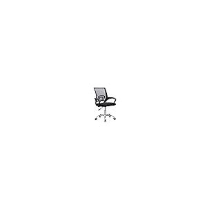 【並行輸入品】ZHAOLEI Mid Back Mesh Office Chair Ergonomic Swivel Black Mesh Cの画像