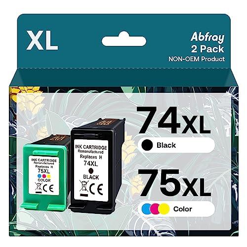 74 75 Ink Cartridges Combo Pack Remanufactured for HP Ink 74XL 7 並行輸入品｜import-tabaido｜02