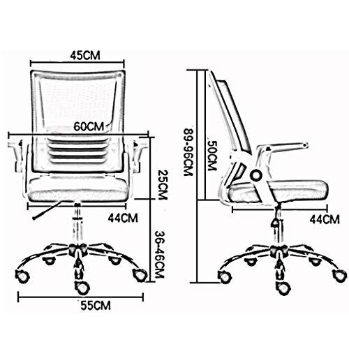 【並行輸入品】ZHAOLEI Office Chair  Swivel Mid Back Mesh Task Chair with Armsの画像