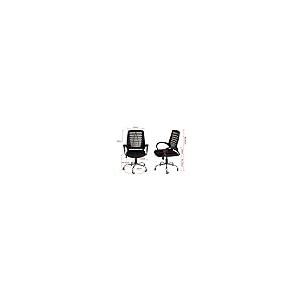 【並行輸入品】ZHAOLEI Office Chair  Ergonomic Computer Chair Mid Back Mesh Des_5