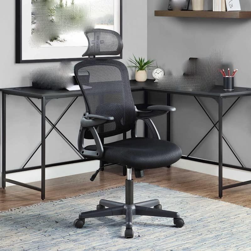 【並行輸入品】ygqzm Mainstays Ergonomic Office Chair with Adjustable Headrest,_5