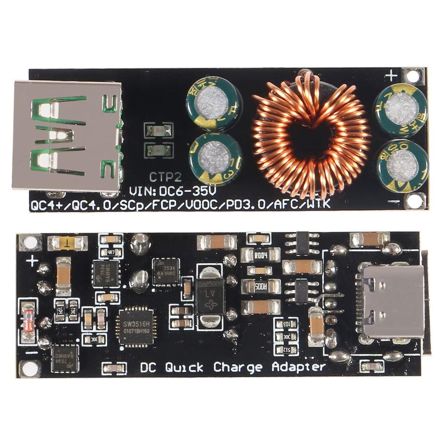 【並行輸入品】ACEIRMC 60W 6 35V DC USB Type C PD 3.0 QC4 Type A QC3.0 DC 高速充電_6