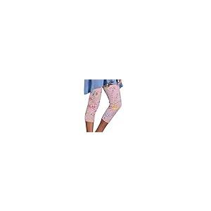 【並行輸入品】Womens Cropped Leggings Slim Floral Print Stretch Yoga Pilates C_2
