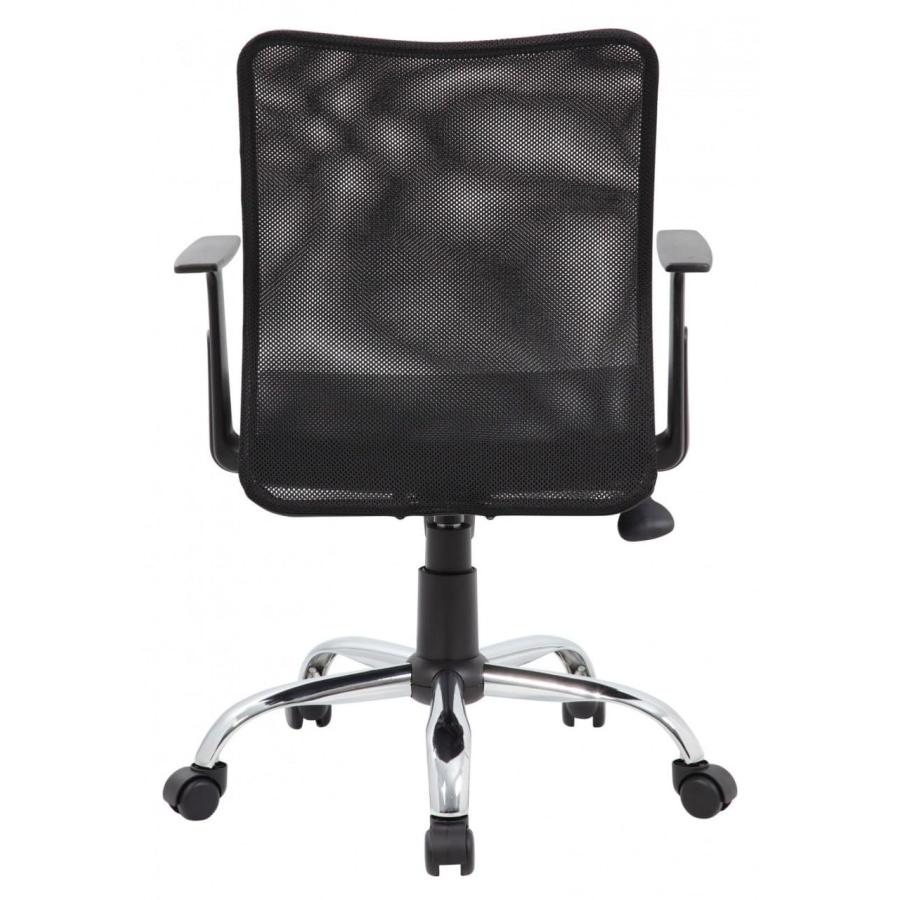 【並行輸入品】Mesh Back Office Chair with Arms, 360 Degree Swivel, Metal Base_6