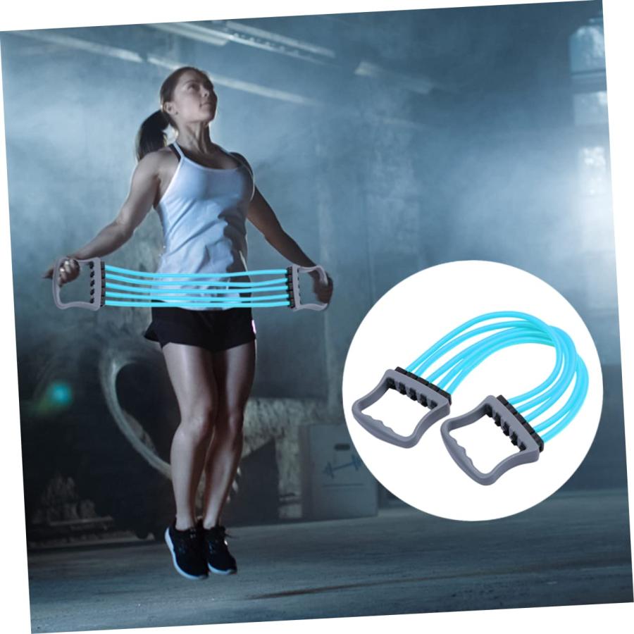 【並行輸入品】CLISPEED 1pc 5 Pieces of Tension Rope Chest Expander Gym Stretchの画像