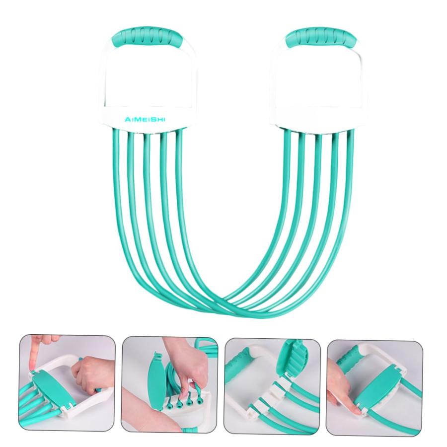 【並行輸入品】Unomor 1pc Elastic String Pulling Rope Yoga Tension Band Chest Tの画像