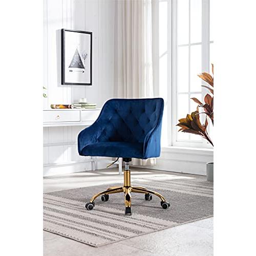 【並行輸入品】AMNOOL Velvet Swivel Chair Home Office Chair Computer Desk Chairの画像