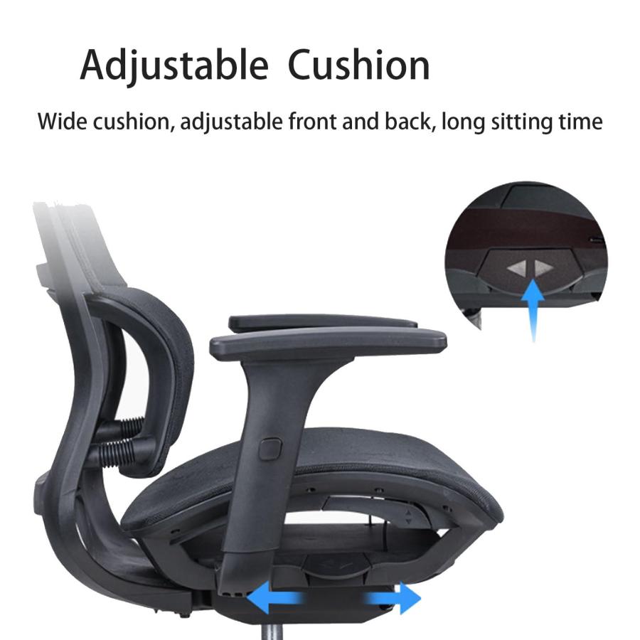 【並行輸入品】Modern Swivel Chair Office Chair Desk Chair Home Office Chair Meの画像