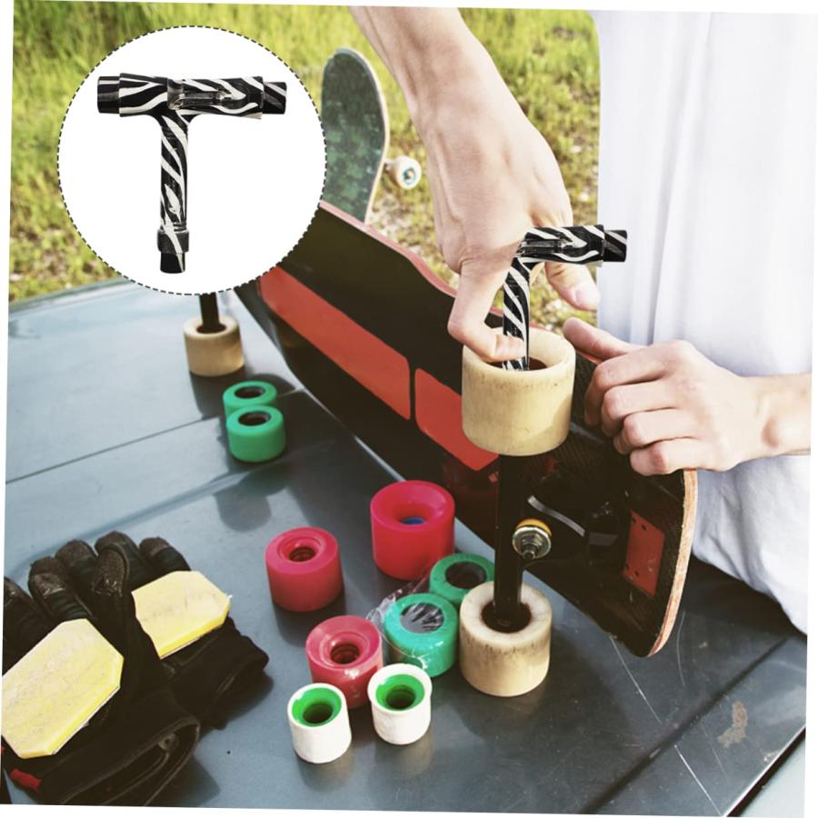 【並行輸入品】CLISPEED Skateboard Tool Pulley Attachments Alan Wrenchsets Long_9