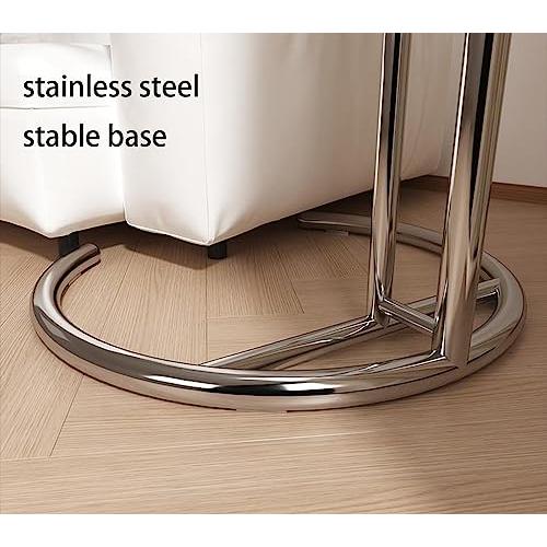 【並行輸入品】Round Coffee Table Lift Top Coffee Table Glass Coffee Table Stai_7
