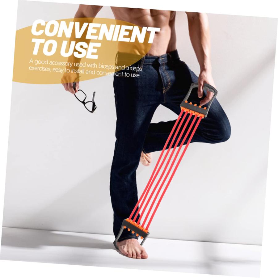 【並行輸入品】BESPORTBLE Chest Exerciser Sports Fitness Stretch Band Fitness Hの画像
