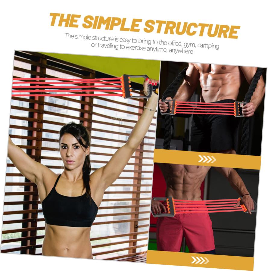 【並行輸入品】BESPORTBLE Chest Exerciser Sports Fitness Stretch Band Fitness Hの画像