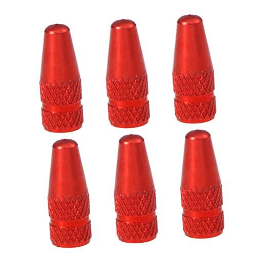 【並行輸入品】Gogogmee 6 Pcs MTB stem Valve Adapter tyre Valve caps Anodized A_1
