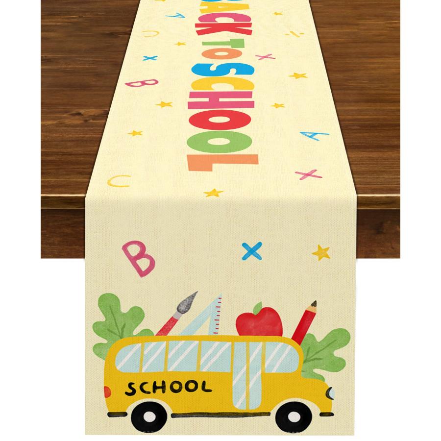 並行輸入品】Nepnuser Welcome Back to School テーブルランナー 