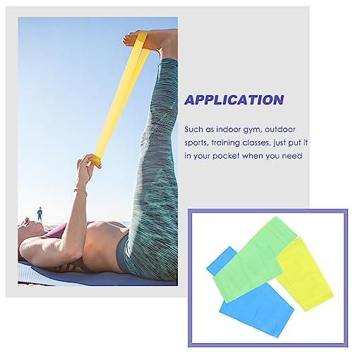 【並行輸入品】Lurrose 3Pcs Elastic Exercise Bands Exercise Stretch Bands Resisの画像