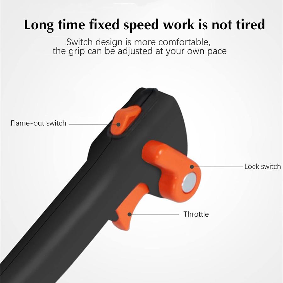 【並行輸入品】Backpack Leaf Blower 2-Strokes 42.7CC Gas-Powered Commercial Gras 並行の画像