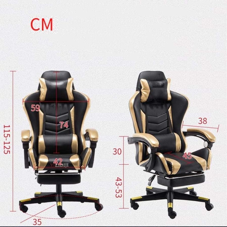 【並行輸入品】XXXDXDP Gaming Chair Office Chair High Back Computer Chair PU Lea　並行_1