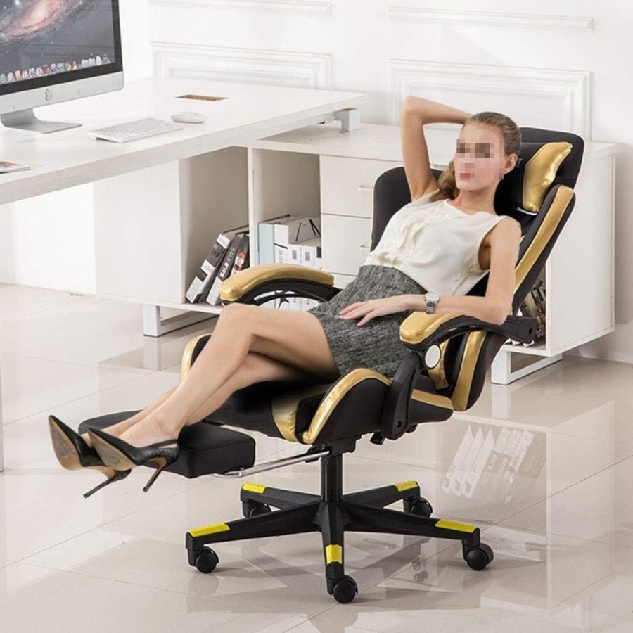 【並行輸入品】XXXDXDP Gaming Chair Office Chair High Back Computer Chair PU Lea　並行_2