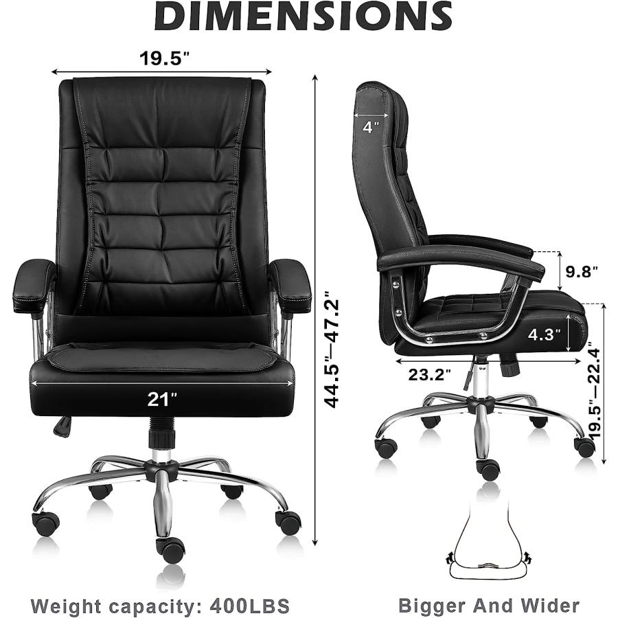 【並行輸入品】LEMBERI Office Desk Chair  Spring Seat Executive Office Chairs  E_2