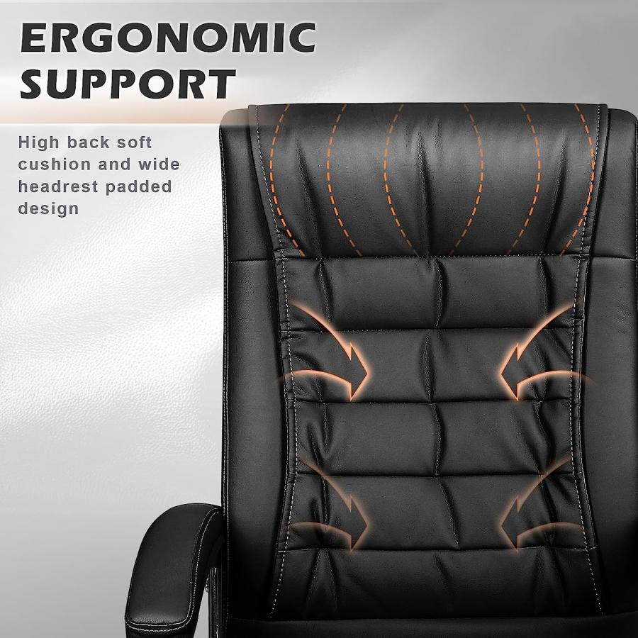 【並行輸入品】LEMBERI Office Desk Chair  Spring Seat Executive Office Chairs  E_4