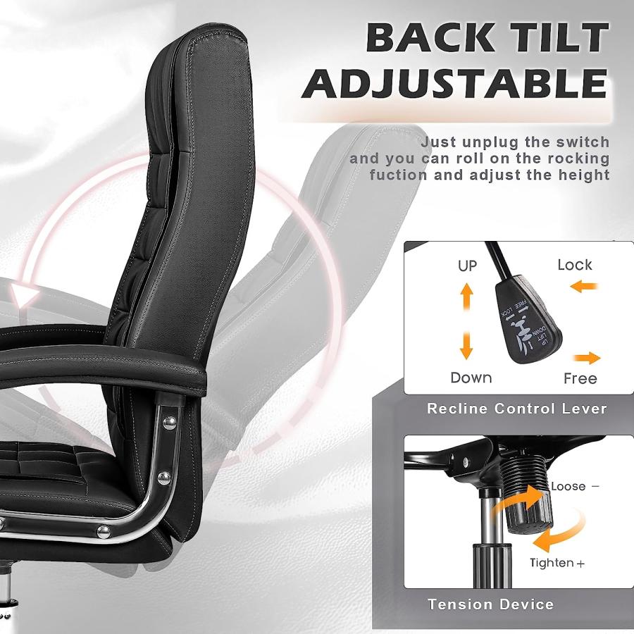 【並行輸入品】LEMBERI Office Desk Chair  Spring Seat Executive Office Chairs  E_5