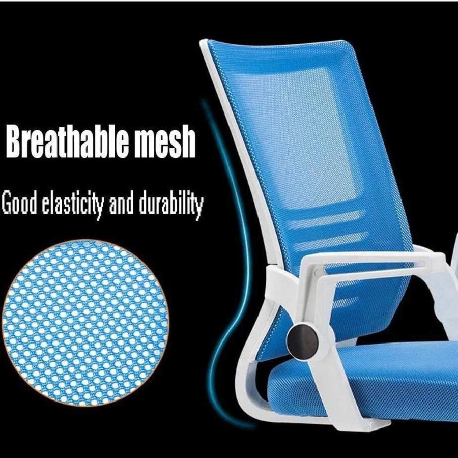 【並行輸入品】XXXDXDP Office Chair -Swivel Mid Back Mesh Task Chair with Arms E_4