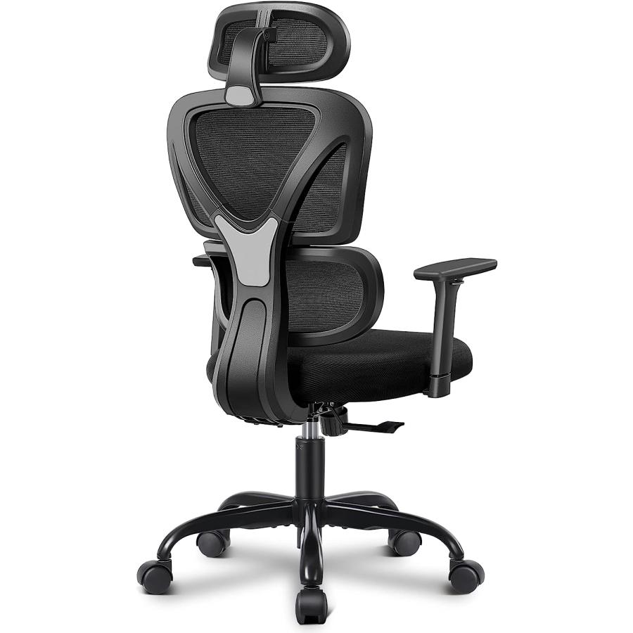 FelixKing オフィスチェア 人間工学 エルゴ ランバーサポート PCデスクチェア ビッグ&トール ハイバックメッシュゲーミ