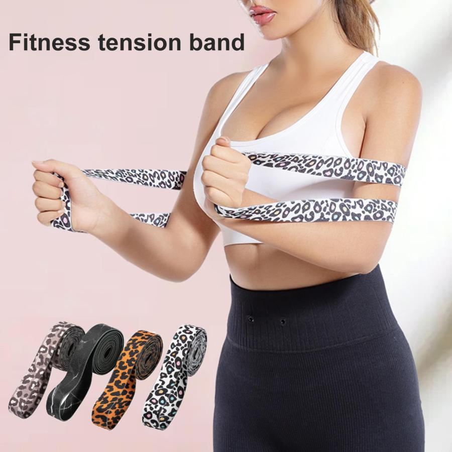 Resistance Band Leopard/Marble Print High Elasticity Thickened S 並行輸入品｜import-tabaido｜10