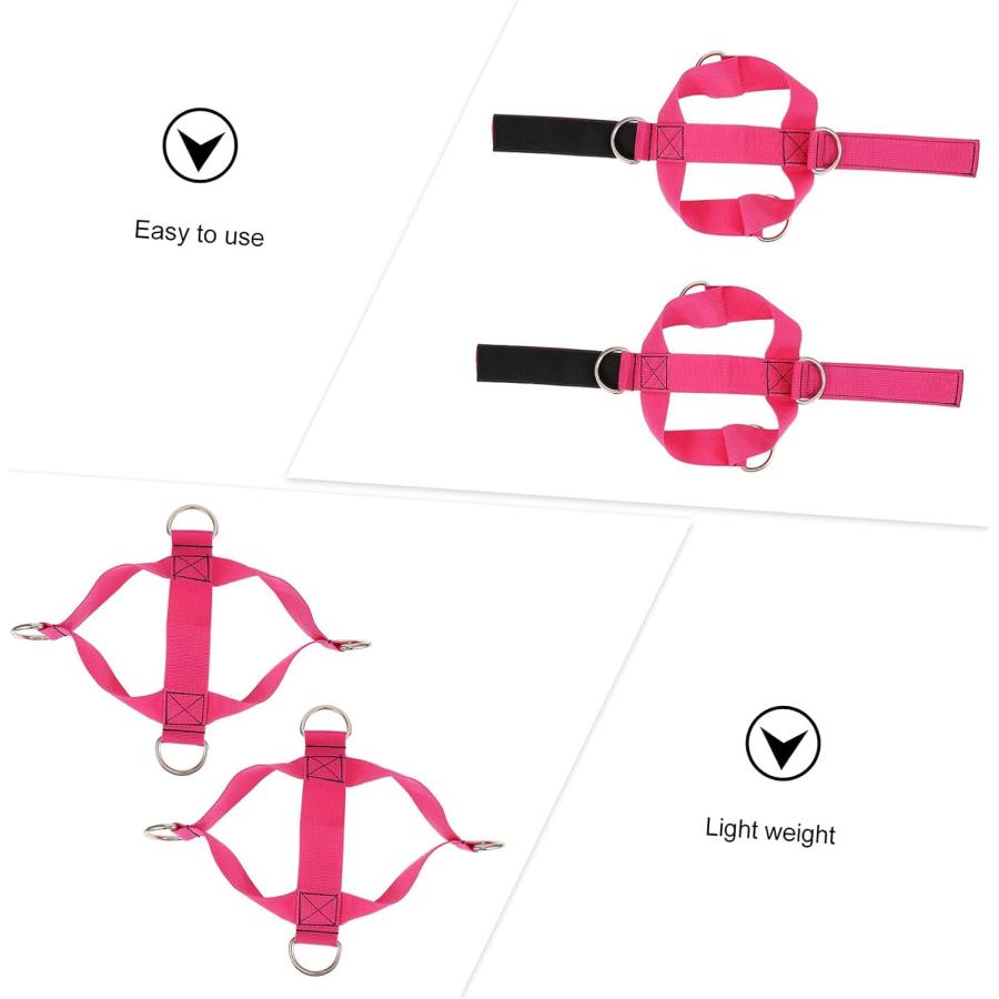 【並行輸入品】Kisangel 1 Pair Training Equipment Ankle Pull Rope Ankle Pull Rop 並行の画像