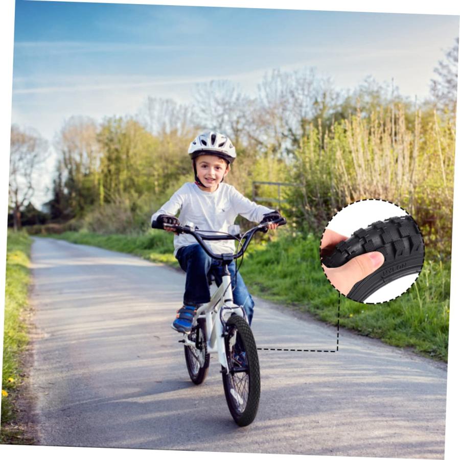 【並行輸入品】Kisangel Bicycle Tire Cycling Tire Replacement Rubber Road Bikeの画像