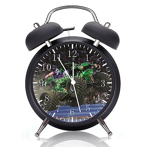 並行輸入品】大型トラック 目覚まし時計 ツインベル 常夜灯付き 静か